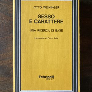 Sesso e Carattere